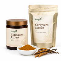 Extrait de Cordyceps Militaris en poudre LongBio, Cordycepine, Polysaccharides pour Capsules, Comprimés, Boissons, Suppléments, Fourniture en vrac OEM