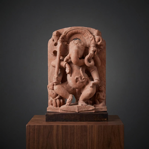 Relieve del Santuario Sagrado del Señor Ganesha del Siglo X – Réplica de Arte del Templo Antiguo de Vinayaka - Product Image 1