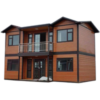 Villa Prefabricada de Estructura de Acero Ligero de Diseño Moderno, Edificio Modular de Bajo Costo para Oficina en Casa, Tienda, Cochera, Baño