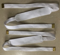 Offre Spéciale 5cm blanc PP MATÉRIEL de Sécurité Ceinture 4pcs dans un Ensemble Avec Or Accessoires Ceinture Pour Dubaï