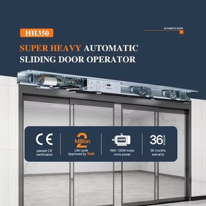 Opérateur de porte automatique <span class=keywords><strong>HH350</strong></span>, système d'entraînement pour porte coulissante commerciale - Product Image 4