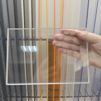 Plaque en PVC rigide transparente épaisse Ocan, densité 1,37 g/cm3, 1220*2440 mm, service de découpe, certifiée ISO9001/REACH, sur mesure
