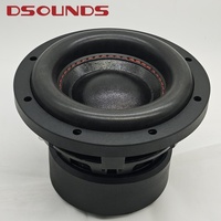 Haut-parleur de caisson de basses de 6,5 pouces, double bobine vocale de 2 pouces, haut-parleur de caisson de basses de voiture, double aimant, haut-parleur de caisson de basses de voiture pour système audio de voiture
