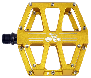 Pedales BMX todoterreno ultraligeros UFOR UF‑312 de la mejor calidad con eje de cromoly y cuerpo CNC para carreras XC - Product Image 6