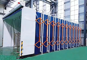 BEIJING WS <span class=keywords><strong>Cabine</strong></span> <span class=keywords><strong>de</strong></span> <span class=keywords><strong>peinture</strong></span> télescopique pour préparation et suivi <span class=keywords><strong>de</strong></span> la <span class=keywords><strong>peinture</strong></span> W001 14kW 380V avec pré-filtre et pulvérisation au plafond - Product Image 3