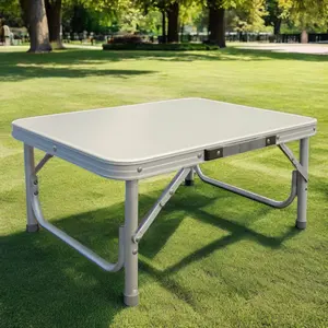 Quality Assurance Small Outdoor Camping Furniture Folding Dining Table With Aluminum Frame
