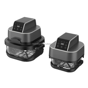 Écran tactile numérique portable 4 en 1 pour friteuse à air en verre avec bol en verre Airfryers - Product Image 3