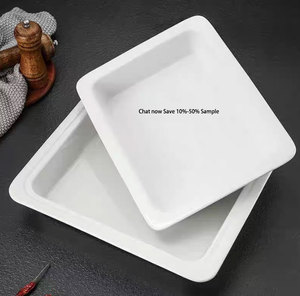 Grille alimentaire en plastique, 1 pièce, plateau de buffet en mélamine - Product Image 4