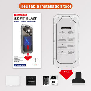 Protection d'écran en verre trempé à confidentialité 360° facile à installer pour iPhone 17 16 Pro Max - Product Image 3