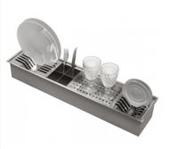Supports à vaisselle intégrés en acier inoxydable 304 supports de séchage présentoirs pour cuisine
