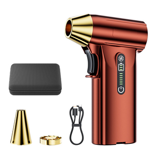 Mini ventilateur <span class=keywords><strong>turbo</strong></span> portatif en gros, souffleur d'air puissant, dépoussiéreur électrique noir 15W pour voiture - Product Image 4