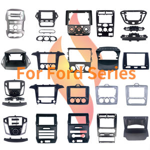 <span class=keywords><strong>Adaptateur</strong></span> de cadre de façade de 10.1 pouces pour lecteur DVD JEEP WRANGLER RUBICON 2015-2019 Kit de cadre de panneau de montage de tableau de bord - Product Image 4