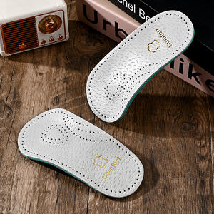 Sol Sepatu Ortopedi untuk Pria dan Wanita dengan Kaki Rata, EVA Bernapas, Kulit PU, Penyerap Keringat, Penghilang Bau, Penyangga Lengkung Kaki - Product Image 1