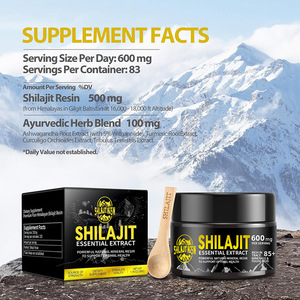 Résine de Shilajit, acide fulvique, extrait essentiel de branche, liquide oral, personnalisation, riche en plus de 85 oligo-éléments, extrêmement puissant - Product Image 3