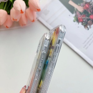 Long Lanh Kết Hợp PC Trường Hợp Cho 13 Pro Max 8 Cộng Với XR Thời Trang Sơn Thả Băng Sao Hình Lục Giác Sao Điện Thoại Bìa Phụ Kiện - Product Image 4