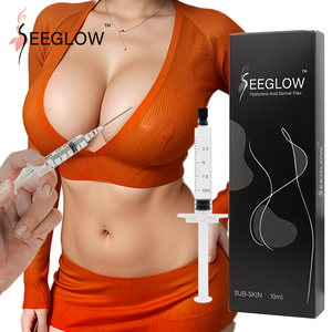 Seeglow Hyaluronic <span class=keywords><strong>Filler</strong></span> Gel Réticulé Sous-Cutané 10ml 26mg/ml Concentration HA Améliore le <span class=keywords><strong>Volume</strong></span> et la Fermeté des Seins/Fesses/Corps - Product Image 2