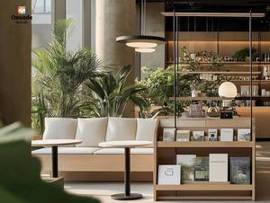 Mostrador de Café de Madera a Medida, Mueble de Exhibición Personalizado para Diseño de Interiores de Cafetería - Product Image 5