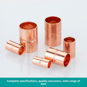 Raccords de tuyauterie en cuivre directs de 6 ~ 80mm pour la <span class=keywords><strong>climatisation</strong></span> à domicile chauffage par le sol connexion épaissie épissage pièces de climatiseur - Product Image 4