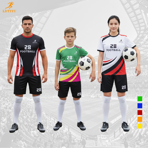 Camiseta de <span class=keywords><strong>Fútbol</strong></span> Personalizada con Nombre y Número, Transpirable, de Secado Rápido, con Nombre/Logotipo del Equipo Personalizado, Manga Corta para Hombres, Mujeres y Adultos, para Uso en Verano - Product Image 1