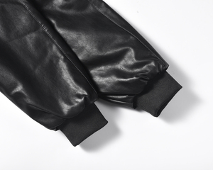 Veste en <span class=keywords><strong>cuir</strong></span> PU pour hommes, marque privée OEM, livraison directe - Product Image 6