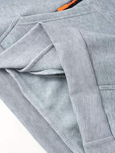 OEM personalizado en relieve 3D bordado serigrafía logotipo 450 gramos peso pesado polar Streetwear Sudadera con capucha pulóver chándales para hombres - Product Image 5