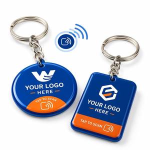 Muestra Gratuita, Llavero NFC de PVC con Logotipo Personalizado, Chip Inteligente, Escaneo por Aproximación, Regalo Promocional, Directo de Fábrica, MOQ Bajo - Product Image 1