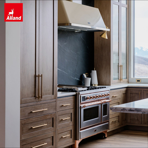 Gabinetes de Cocina Alland de Madera Laminada, Estilo Shaker, Madera Sólida con Acabado en Fibra de Madera, Estilo Americano para <span class=keywords><strong>mi</strong></span> Cocina - Product Image 1