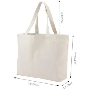 Customized Any Style Design Reusable Eco Friendly Women's Plain Shopping Cotton Canvas artist Tote Bags With Custom Printed Logo