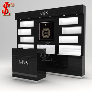 Diseño de Mostrador para Tienda de Cosméticos en Centro Comercial, Vitrina de Perfumes de Vidrio con Iluminación LED, Exhibidor de Cosméticos para Venta al por Menor, Estante de Exhibición, Mueble de Exhibición - Product Image 3
