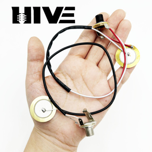 HIVE Passieve Contact Transducer Akoestische Gitaar Single Piezo Pickup met Endpin Jack voor Folk Gitaar Ukulele DIY Installatie - Product Image 6