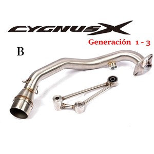 Punta de Escape Universal para <span class=keywords><strong>Moto</strong></span> Yamaha Zuma Cygnus X Smax BWS 125 BWS Cygnus-X 125 <span class=keywords><strong>R125</strong></span> 150 Silenciador de Escape para Motocicleta - Product Image 3