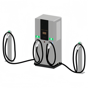 Cargador Rápido para Vehículos Eléctricos de 240 320 kW CC, Cuatro Pistolas, Montaje en Suelo, Alta Potencia, Estación de Carga Comercial, OCPP 1.6, Entrada de 380 V - Product Image 1