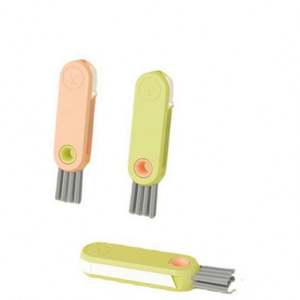 3-Piece 1-Cup Home Kitchen Crevice <b>Cleaning</b> <b>Brush</b> Set with Steel Handle and Nylon <b>Brush</b> <b>for</b> Bottle Gap <b>Cleaning</b> - Product Image 6