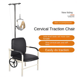 Camilla multifuncional para estiramiento cervical y lumbar, silla de tracción para cuello, equipo de <span class=keywords><strong>fisioterapia</strong></span> y rehabilitación - Product Image 4