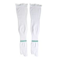 Bas de contention anti-embolie de classe médicale 1, à compression graduée, montants jusqu'aux cuisses, pour le soulagement des œdèmes veineux post-opératoires (DVT) et le soutien thérapeutique.