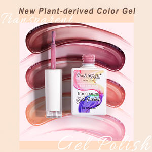 R S Nail UV Gel Base Coat Shine Non Wipe Top Coat Diy Nail Gel Polish Color 180 Clear UV Led Gel Nail Polish Finish Cover - Product Image 2