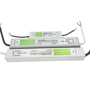 Jingruian <b>12V</b> 50W Waterproof <b>Led</b> <b>Driver</b> Constant Voltage Aluminum Case For Outdoor <b>Led</b> Strip Light Box - Product Image 1
