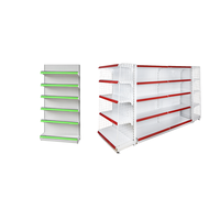 Étagère en acier thermolaqué Gui Chang, étagère de magasin, crochets pour étagères, rayonnages de stockage pour magasins de détail, présentoir de vente au détail, niveaux réglables