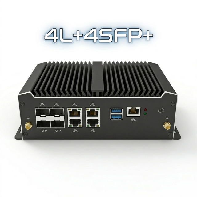 High Speed Low Latency Network Firewall PC 4LAN C3958 C3758 C3558 Custom BIOS Enterprise Industrial Network Security Solution