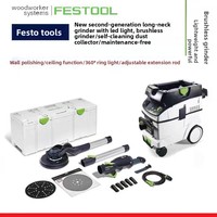 Ponceuse murale FESTOOL de deuxième génération, nouvelle LHS 2 225, autonome, sans poussière, isolée, à long cou