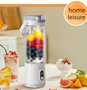 Nuevo Exprimidor Portátil Inalámbrico para Exteriores, 2 en 1, Exprimidor y Vaso para Beber Directo, Carga USB, 12 Cuchillas, Licuadora Multifuncional - Product Image 5