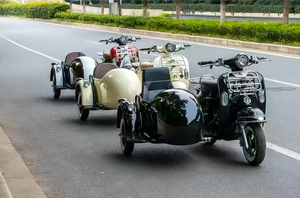 La nouvelle moto rétro classique à trois roues avec side-car est proposée en gros directement de l'usine chinoise - Product Image 5