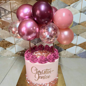 Décoration de gâteau en forme de ballon, Mini confettis, décoration de fête d'<span class=keywords><strong>anniversaire</strong></span> pour enfants, Baby Shower, décoration de gâteau de mariage - Product Image 5