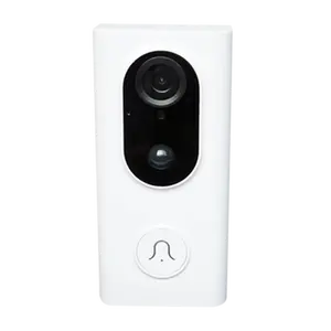 Wifi sans fil Rechargeable PIR Capteur De Mouvement Caméra De Porte Sans Fil Batterie Alimenté Wifi Sonnette Vidéo Intelligente