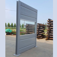 Barrière acoustique entièrement fermée pour autoroute, isolation phonique, en tôle galvanisée, pour pont surélevé extérieur, clôture acoustique pour trafic ferroviaire