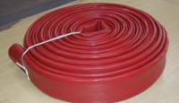 Double tuyau d'incendie en caoutchouc certifié BS6391 durable et flexible pour l'usage de bâtiment