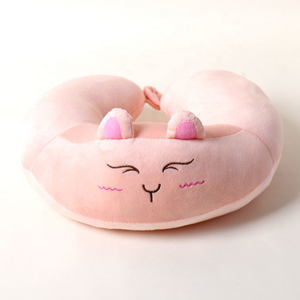 Gối Chữ U Hoạt Hình Bằng Vải Nhung Lông Gối Cổ Hình Chữ U Kèm Miếng Dán Mắt Khi Đi Du Lịch - Product Image 6