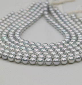 Perlas Sueltas Japonesas Akoya de Alta Calidad para la Fabricación de Joyas, Varios Colores, Forma Redonda y Barroca, Tipo Natural - Product Image 4