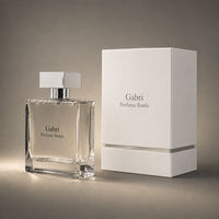 Flacon vaporisateur de parfum vide 50 ml, marque privée OEM, flacon de parfum de luxe et emballage boîte, flacon de parfum personnalisé 100 ml