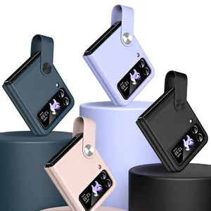 Telefon zubehör Luxus faltbare Z Flip 5 Hülle, Für Samsung Z Flip 4 5 PC Hülle faltbare Handy hülle für Galaxy Z Flip 3